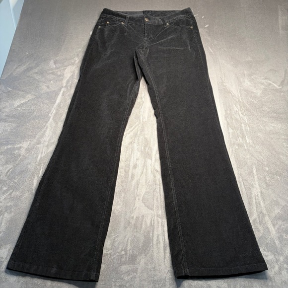 The Limited Pants - Vtg Y2K The Limited Corduroy Pants Women 6 Drew Fit Black Stretch Bootcut Preppy